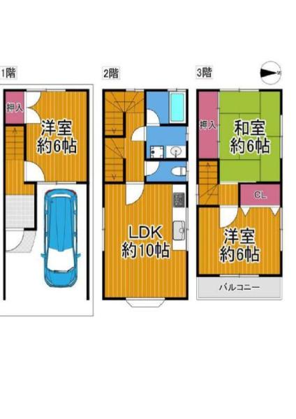 八尾市中田１丁目の中古一戸建て