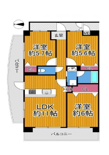 ライオンズマンション瓢箪山中古マンション