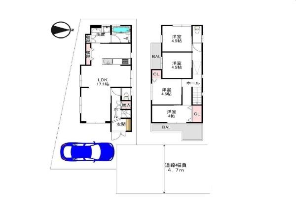 東大阪市大蓮東３丁目の中古一戸建