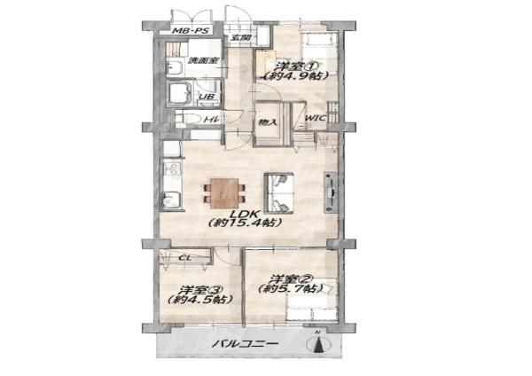弥刀ハウス中古マンション