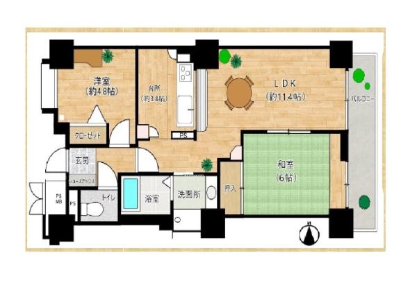 希来里Ｂ棟中古マンション