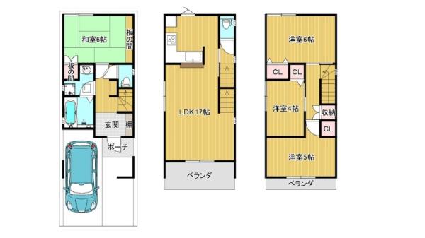 東大阪市花園西町１丁目の中古一戸建て