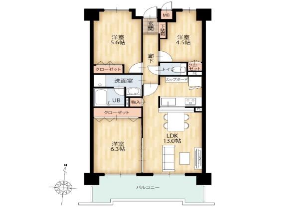 コスモ東大阪中古マンション