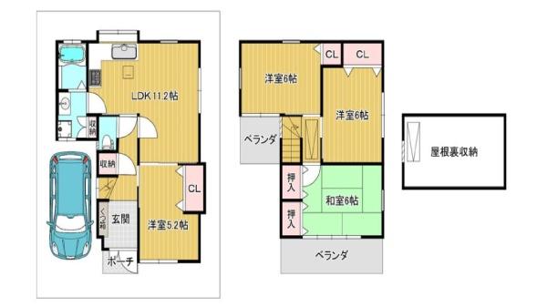 八尾市刑部３丁目の中古一戸建て