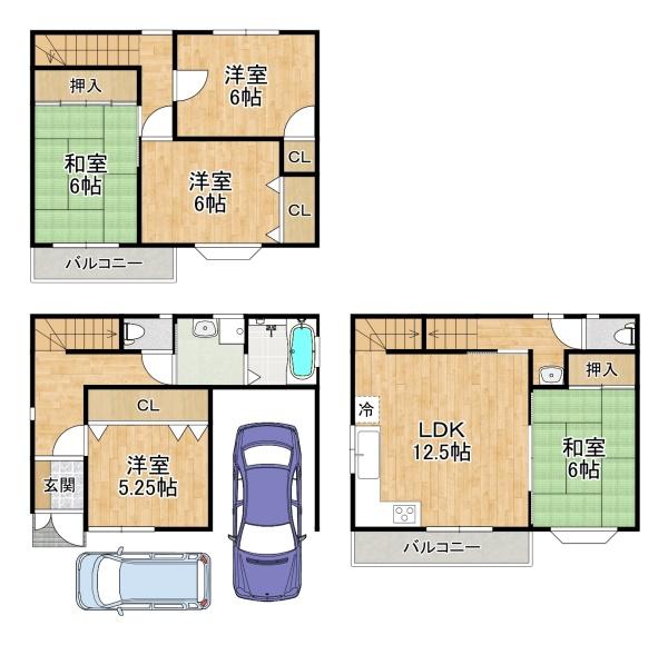 東大阪市楠根３丁目の中古一戸建て