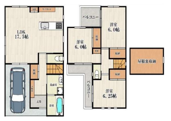 東大阪市大蓮北３丁目の中古一戸建て