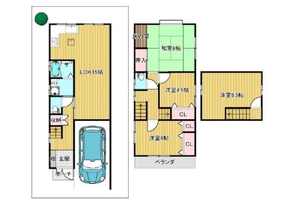 八尾市本町７丁目の中古一戸建て