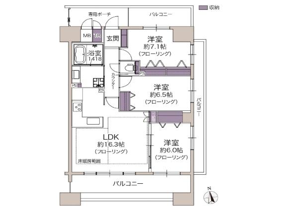 ディナスティ東大阪アテンシアシティ中古マンション