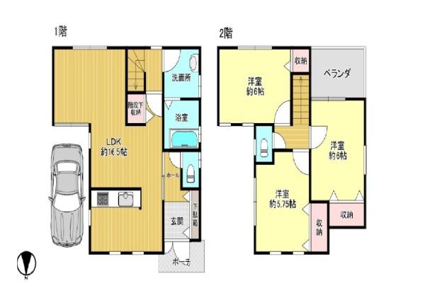 八尾市山本町北６丁目の中古一戸建