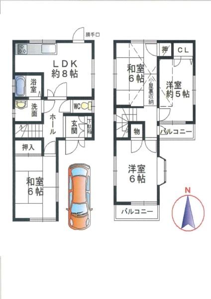 八尾市垣内３丁目の中古一戸建