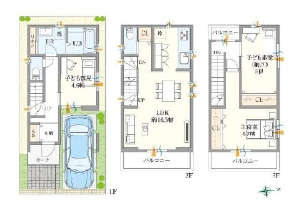 八尾市高安町南１丁目の新築一戸建