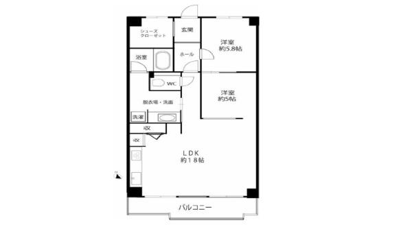 小阪パークハイツ弐号棟中古マンション