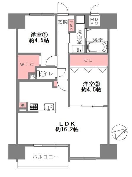 万葉ハイツ小阪菱屋西中古マンション