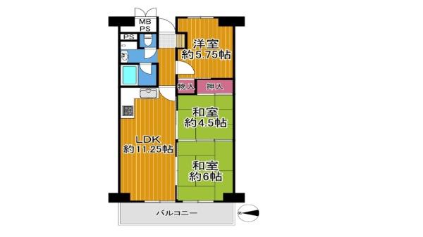 八戸ノ里第3ガーデンハイツＢ棟中古マンション