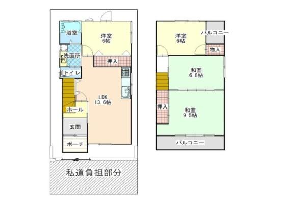 八尾市美園町４丁目の中古一戸建