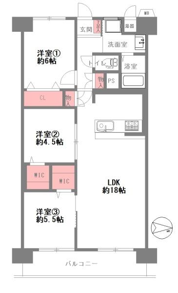 シャトー第2八戸ノ里中古マンション