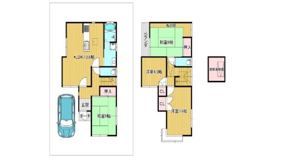 八尾市楠根町１丁目の中古一戸建