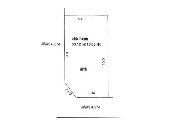八尾市八尾木１丁目の土地