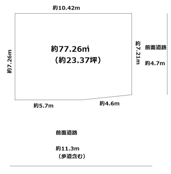 八尾市栄町２丁目の土地