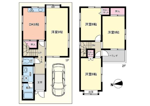 八尾市田井中３丁目の中古一戸建て