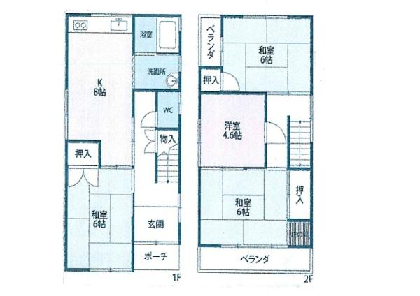 八尾市安中町７丁目の中古一戸建て