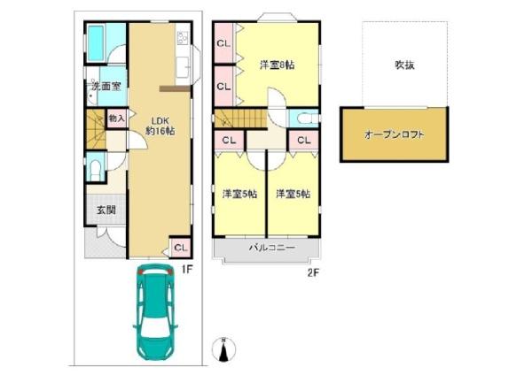八尾市福栄町１丁目の中古一戸建て