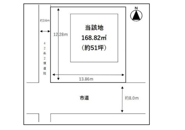 八尾市久宝寺３丁目の売土地