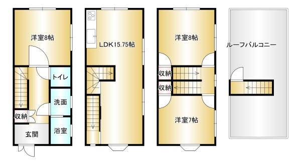 八尾市山城町３丁目の中古一戸建て