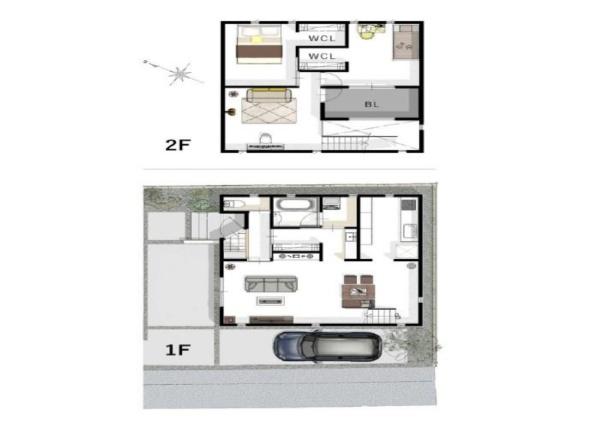 八尾市黒谷２丁目の新築一戸建