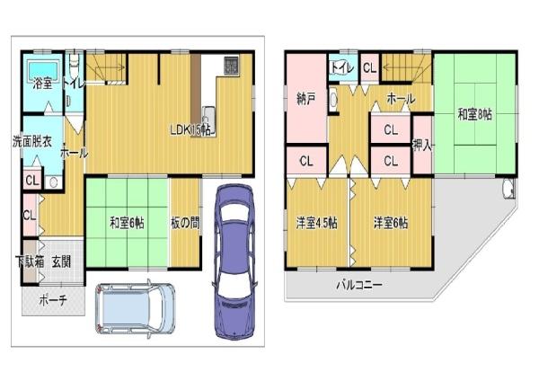 八尾市若林町３丁目の中古一戸建て