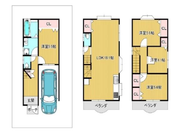 東大阪市横小路町５丁目の中古一戸建て
