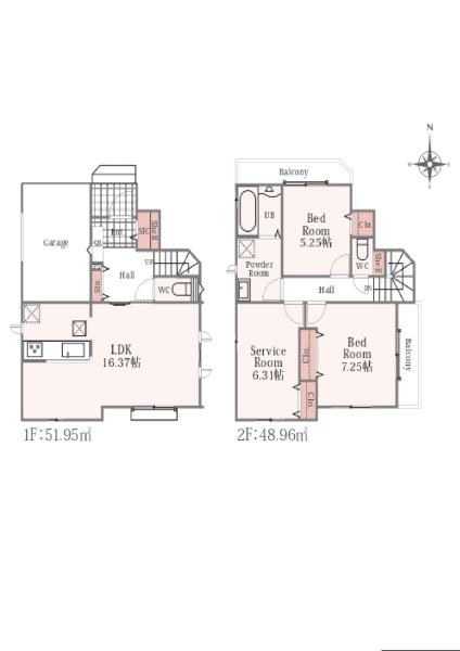 東大阪市加納２丁目の新築一戸建