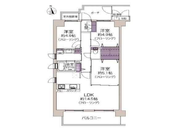 ディオフェルティ布施中古マンション
