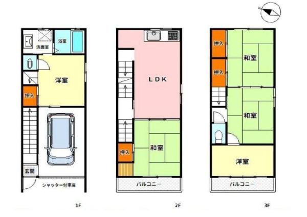 東大阪市稲田上町１丁目の中古一戸建て