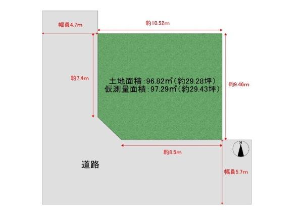 八尾市太田６丁目の土地