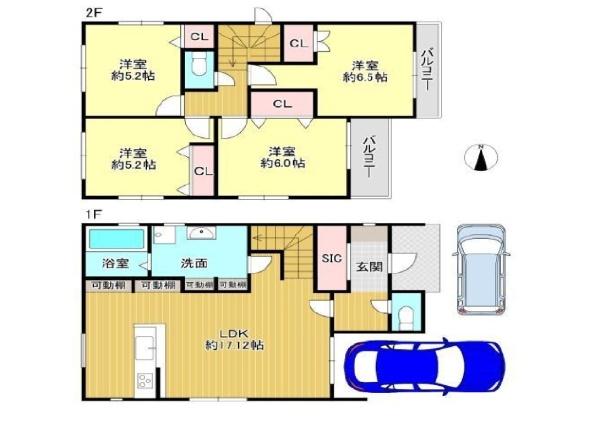 東大阪市日下町１丁目の中古一戸建て
