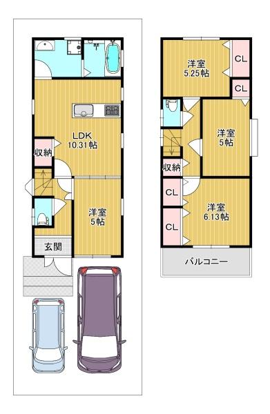 大東市北条７丁目の中古一戸建て