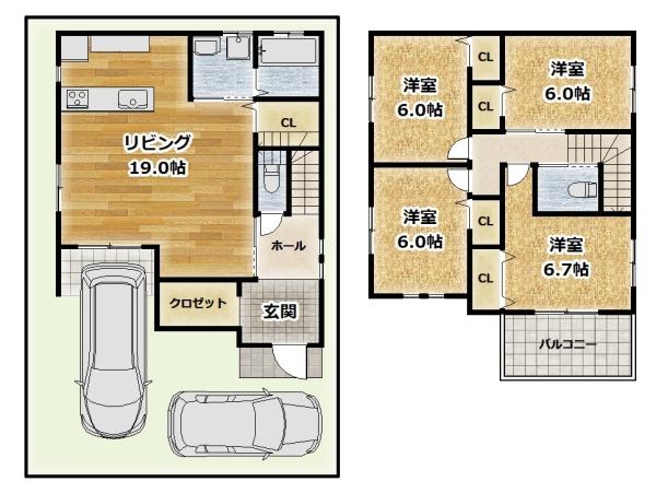 建築条件付き新築戸建て