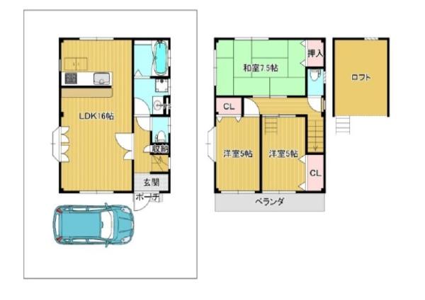 東大阪市西上小阪の中古一戸建