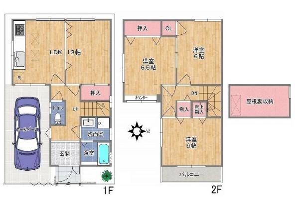 八尾市刑部４丁目の中古一戸建
