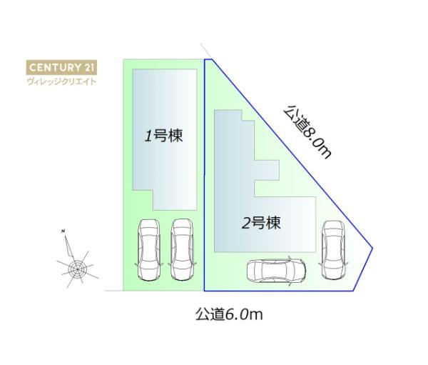 東郷町春木23-2期2号棟新築戸建全2棟
