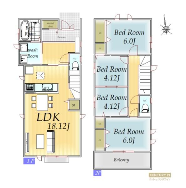 みよし市三好町西ノ木戸1号棟新築戸建全2棟