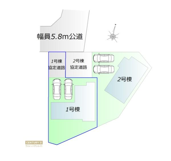 日進市藤島町長塚1号棟新築戸建全2棟
