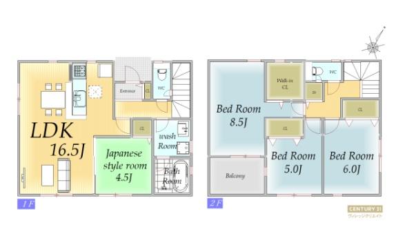豊明市二村台第102号棟新築戸建全3棟