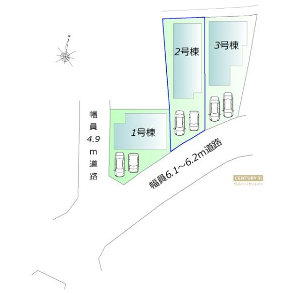 豊明市阿野町7期2号棟新築戸建全3棟