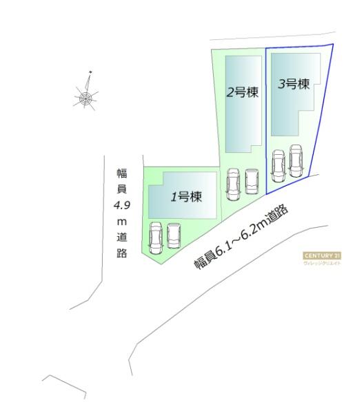 豊明市阿野町7期3号棟新築戸建全3棟