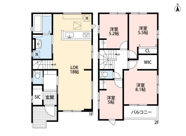 みよし市莇生町2期　新築戸建て1棟