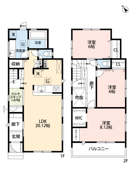 みよし市天王台2期2号棟新築戸建全2棟