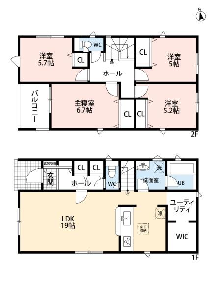 豊明市栄町第142号棟新築戸建て全5棟