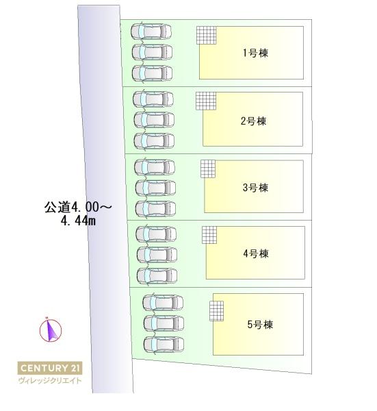 豊明市栄町第145号棟新築戸建て全5棟